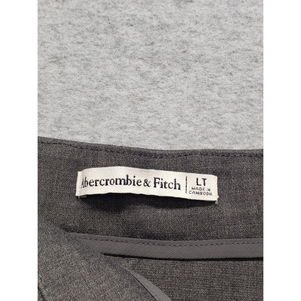 Abercrombie & Fitch Women Flare Skirt LT Gray High Waist Pull On Summer Casual - Picture 15 of 16